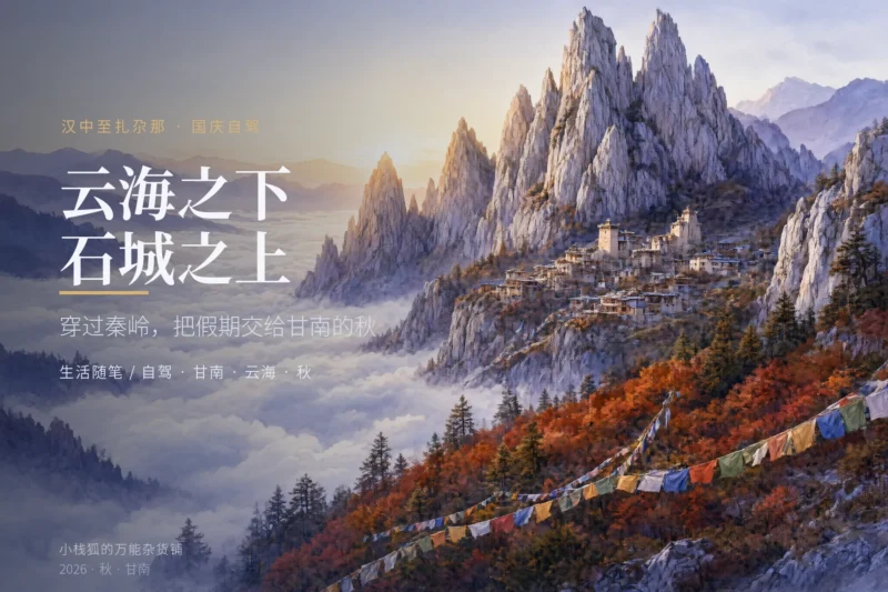 云海之下，石城之上｜汉中至扎尕那国庆自驾-栈狐博客